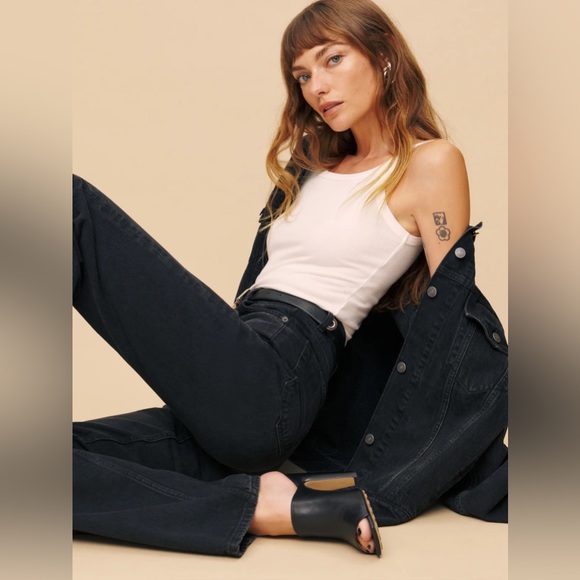 Reformation Wilder High Rise Wide Leg Jeans - Picture 5 of 5